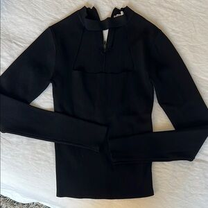 Zara Black Cutout Top